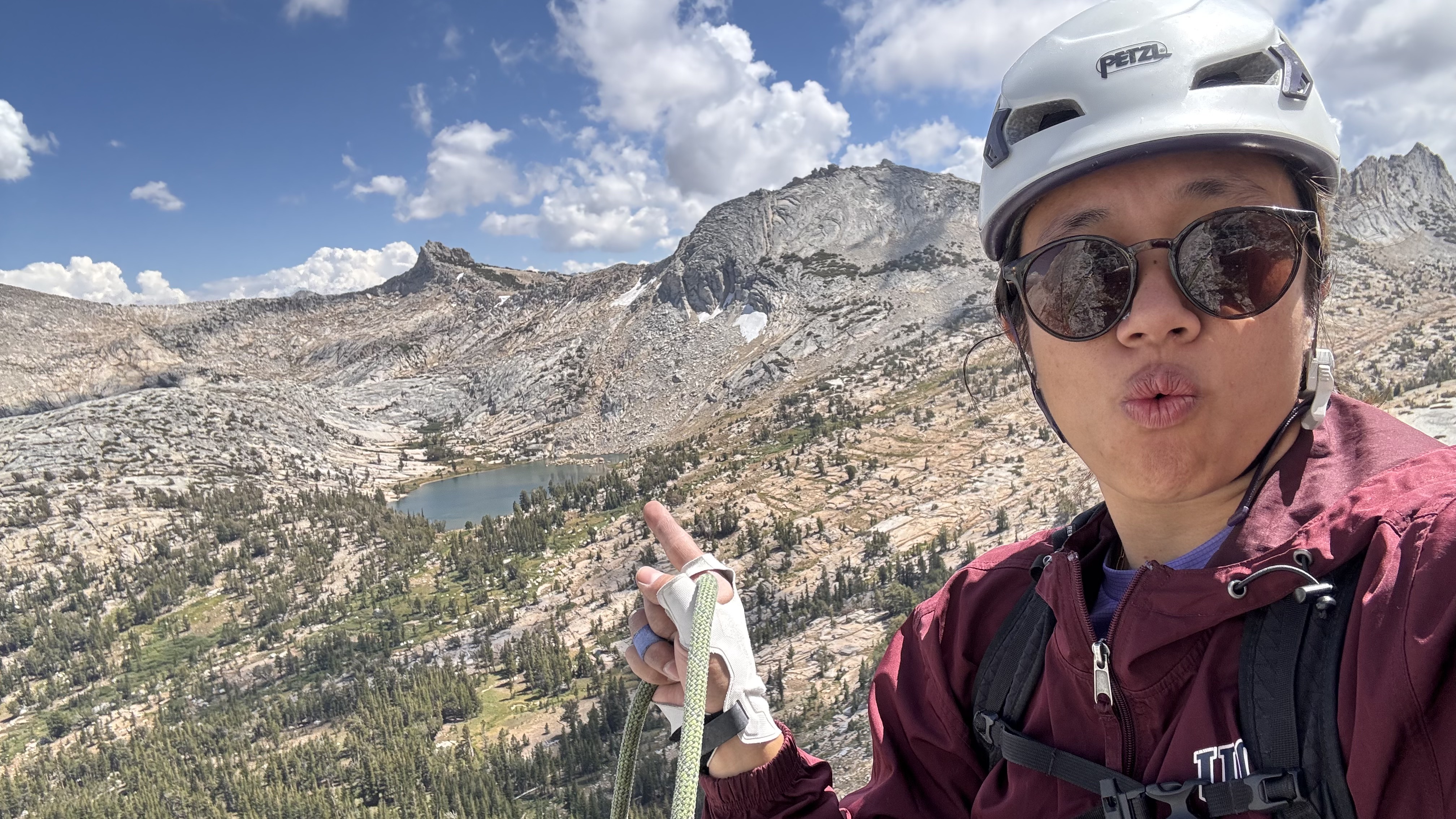 Climbing at Cathedral Peaks in Yosemite, CA